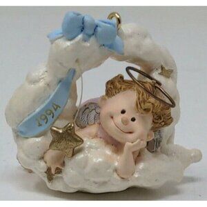 Hallmark Keepsake 1994 "On Cloud Nine" Ornament Collectors Club Members Only Che